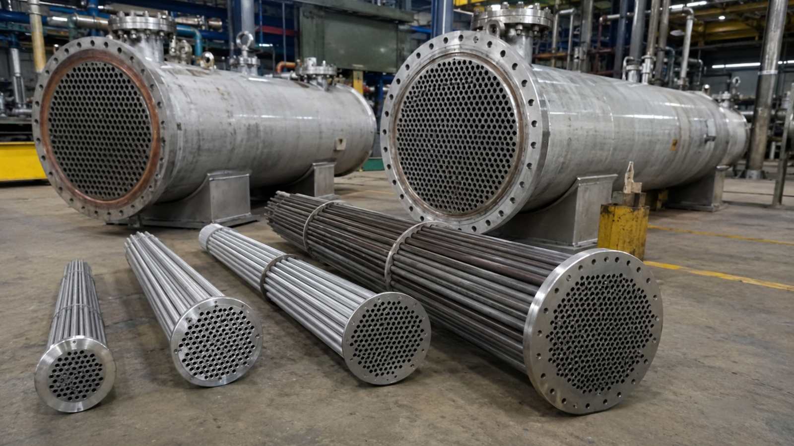 Material selection for condenser and evaporator tubes
